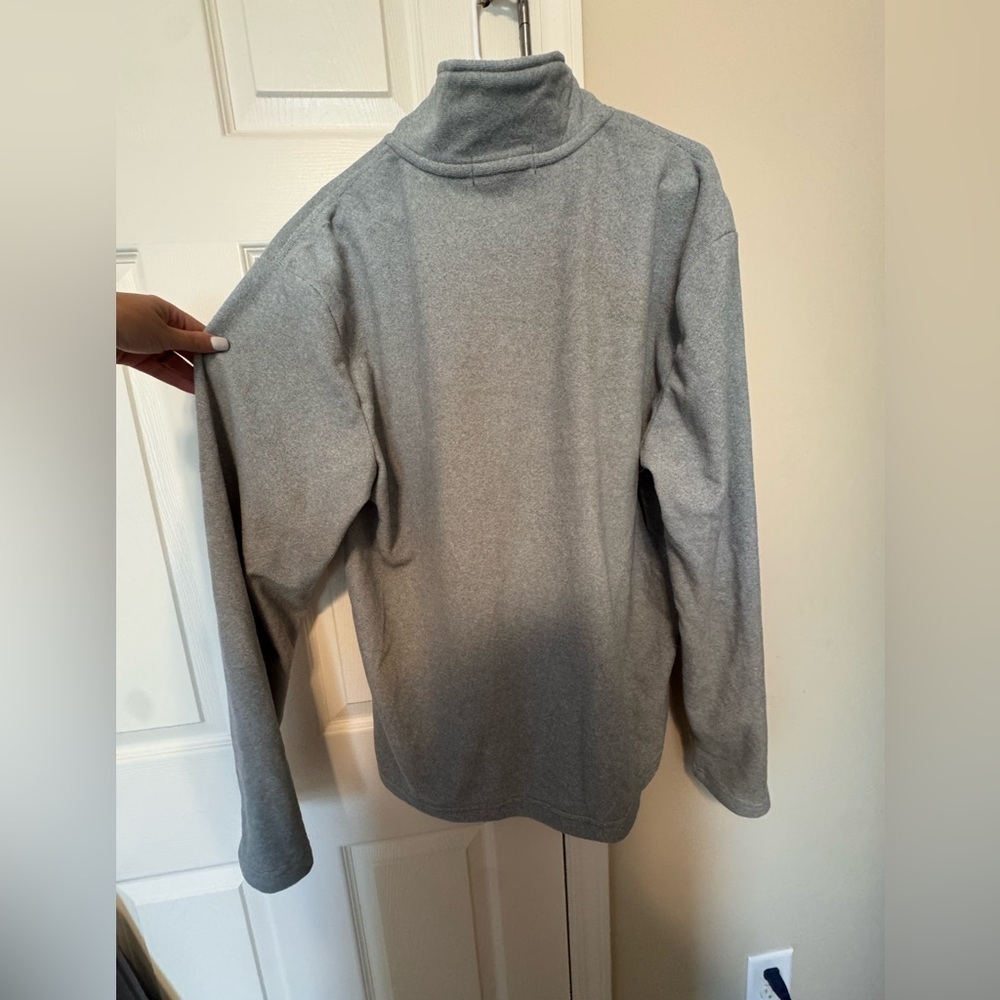 Crown & Ivy Men's Gray Zip-Up Sweater - Picture 4 of 6